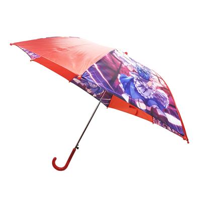 Auto open kids umbrella with printing