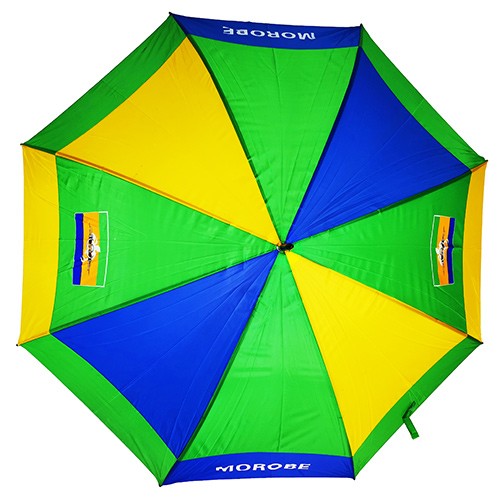 Branded budget golf umbrella