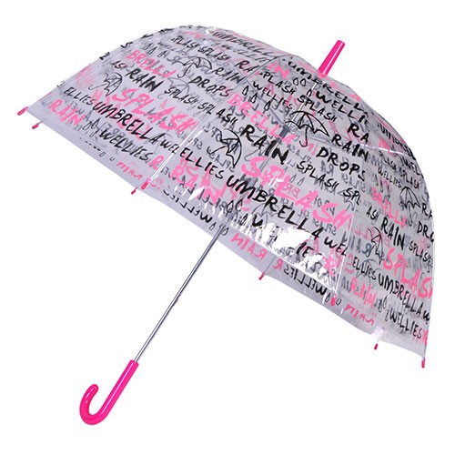Dome plastic umbrella