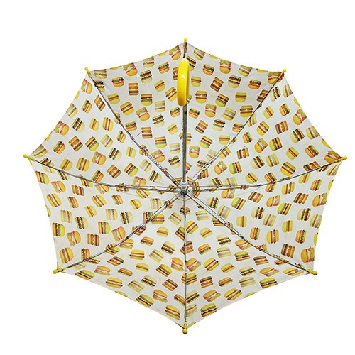 Kids umbrella amburger design