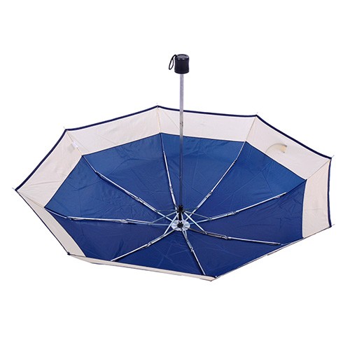 Navy-white fold umbrella