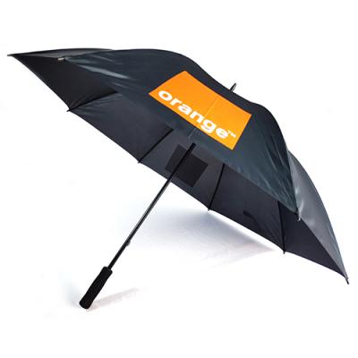 Orange promotion golf umbrella EVA handle Orange promotion golf umbrella EVA handle