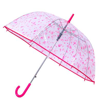 Printed plastic umbrella